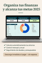 Plantilla de Finanzas Personales 2025 – Organiza tu dinero y multiplica tus ingresos