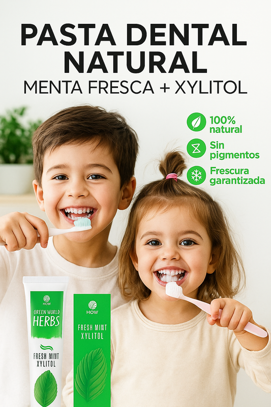 Pasta Dental Natural Sin Flúor Ni Triclosán de HGW